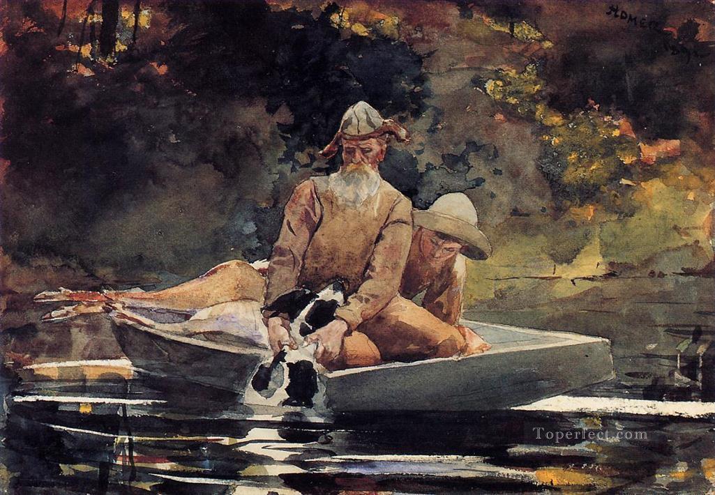 After the Hunt Winslow Homer watercolor Oil Paintings